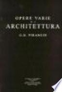 libro Opere Varie Di Archittetture