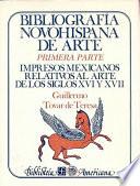 libro Bibliografía Novohispana De Arte