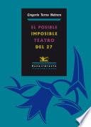 libro El Posible/imposible Teatro Del 27