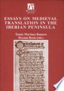 libro Essays On Medieval Translation In The Iberian Peninsula