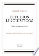 libro Estudios Lingüísticos