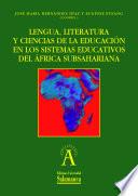 libro Lengua, Literatura Y Ciencias De La Educación En Los Sistemas Educativos Del África Subsahariana