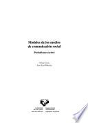 libro Modelos De Los Medios De Comunicación Social
