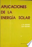 libro Aplicaciones De La Energía Solar
