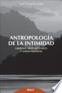 libro Antropología De La Intimidad
