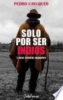 libro Solo Por Ser Indios Y Otras Crónicas Mapuches