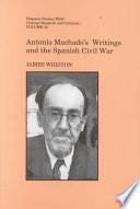 libro Antonio Machado S Writings And The Spanish Civil War