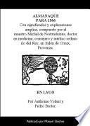 libro Almanaque Para 1566 De Nostradamus