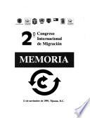 libro 2o Congreso Internacional De Migración
