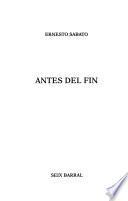 libro Antes Del Fin