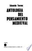 libro Antología Del Pensamiento Medieval