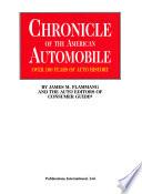 libro Chronicle Of The American Automobile