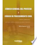 Código General Del Proceso Y Código De Procedimiento Civil (revisado)