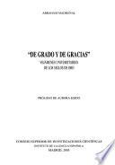 libro De Grado Y De Gracias