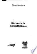 libro Diccionario De Esmeraldeñismos