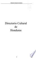 libro Directorio Cultural De Honduras