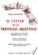 libro El Cantar De Las Provincias Argentinas