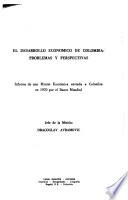 libro El Desarrollo Económico De Colombia: Problemas Y Perspectivas