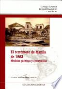 libro El Terremoto De Manila De 1863