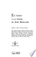 En Torno A La Poesía De José Bergamín
