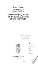 libro Estudios Q Eqchi Es
