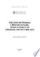 libro Granizo De Piedras Y Ríos De Sangre