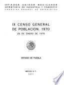Ix Censo General De Poblacin 1970. 28 De Enero De 1970