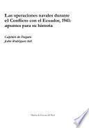 libro Las Operaciones Navales Durante El Conflicto Con El Ecuador, 1941