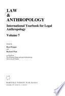 Law And Anthropology