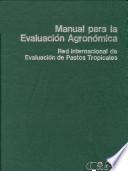 libro Manual Para La Evaluacion Agronomica