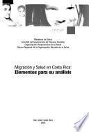 libro Migración Y Salud En Costa Rica