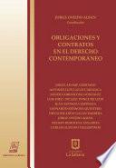 libro Obligaciones Y Contratos En El Derecho Contemporáneo