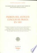libro Padrón Del Antiguo Concejo De Pravia En 1801