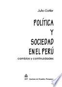 libro Política Y Sociedad En El Perú
