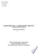 libro Quehaceres De La Arqueología Peruana