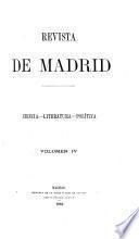 libro Revista De Madrid