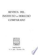 libro Revista Del Instituto De Derecho Comparado