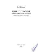 libro Saltillo Colonial