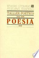 Taller Poético 1936 1938 ; Poesía 1938