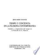 libro Tiempo Y Conciencia En La Filosofía Contemporánea