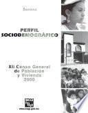 Xii Censo General De Población Y Vivienda, 2000: Sonora
