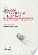 libro Apólogo De La Ociosidad Y El Trabajo, De Luis Mexia, Glosado Y Moralizado Por Francisco Cervantes De Salazar