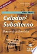 libro Celador/subalterno. Personal De Servicios. Test Del Temario