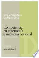 libro Competencia En Autonomía E Iniciativa Personal