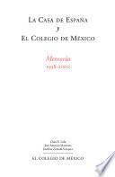 libro La Casa De España Y El Colegio De México