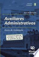 Test Del Temario. Auxiliares Administrativos De La Junta De Andalucía