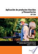 libro Uf1506   Aplicación De Productos Biocidas Y Fitosanitarios
