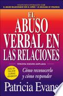 libro El Abuso Verbal En Las Relaciones (the Verbally Abusive Relationship)