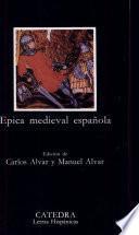 libro Epica Medieval Española