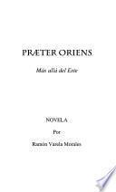 libro Præter Oriens